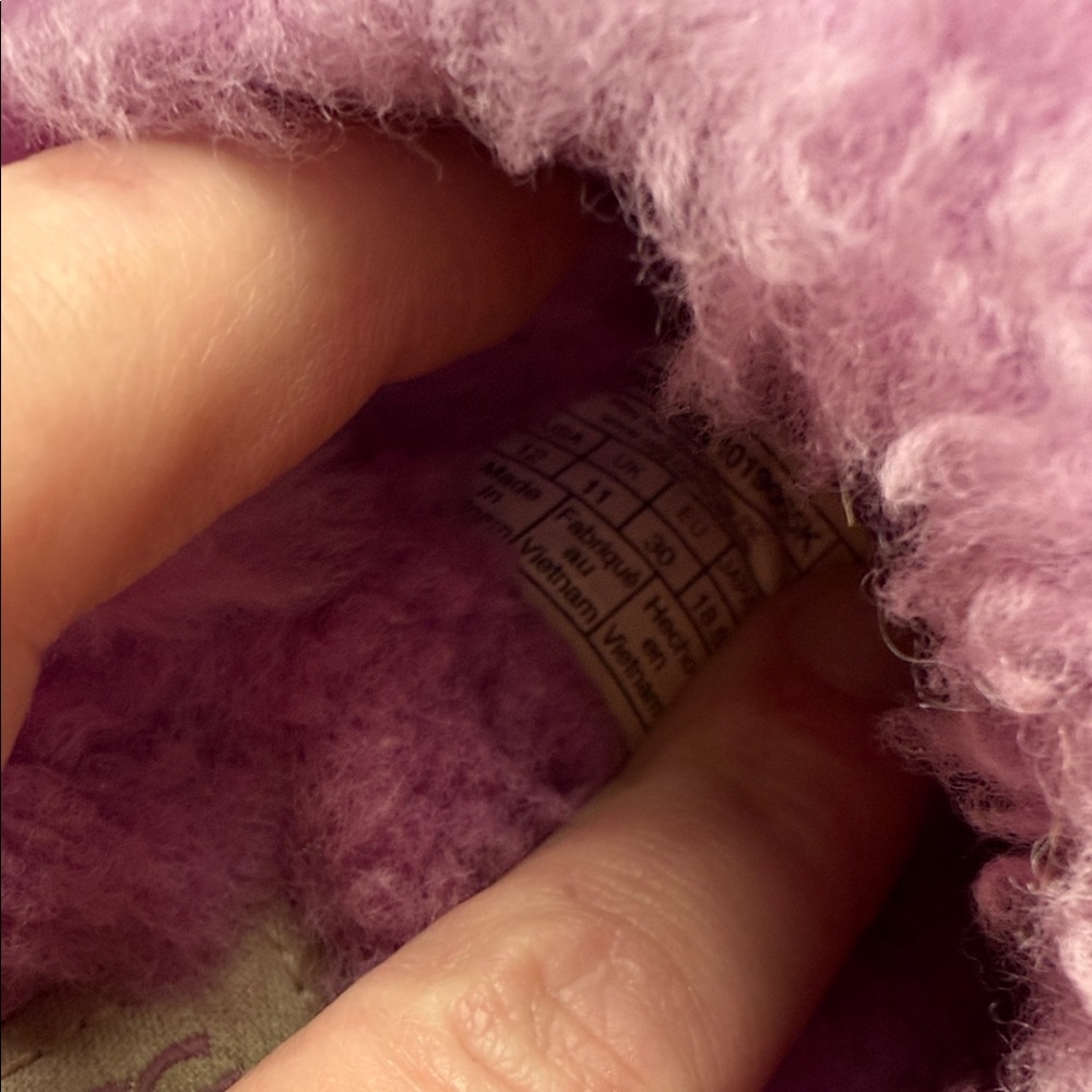 UGG Pink Fluffy Slippers - Picture 3 of 7